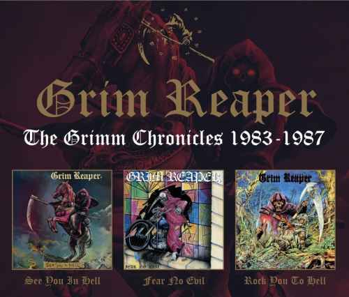 GRIM REAPER - The Grimm Chronicles 1983-1987 3CD BOX